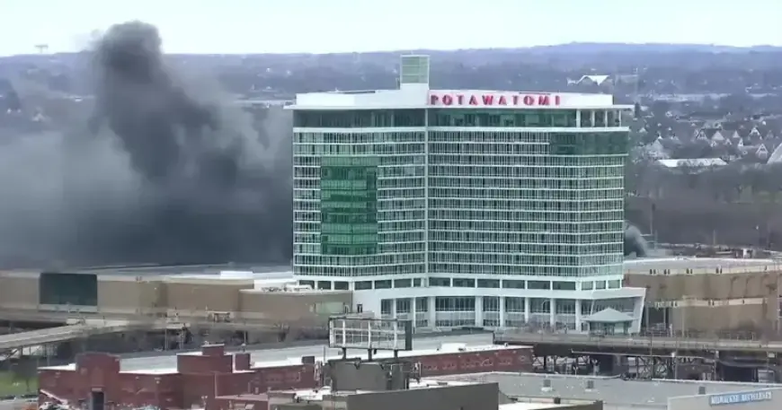 Blaze Erupts in Potawatomi Casino Hotel Building