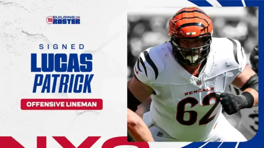 Giants Secure Offensive Lineman Lucas Patrickสำหรับข้อมูลเพิ่มเติม