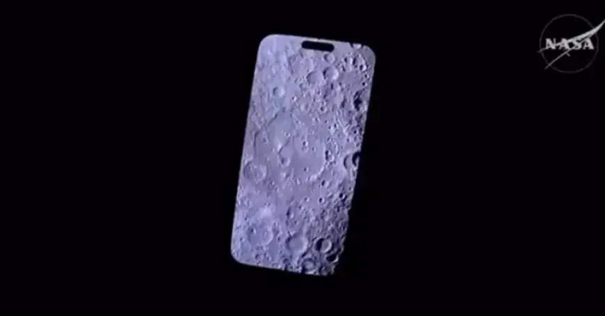 iPhone Captures Stunning Lunar Surface Image by Astronaut Reid Wiseman