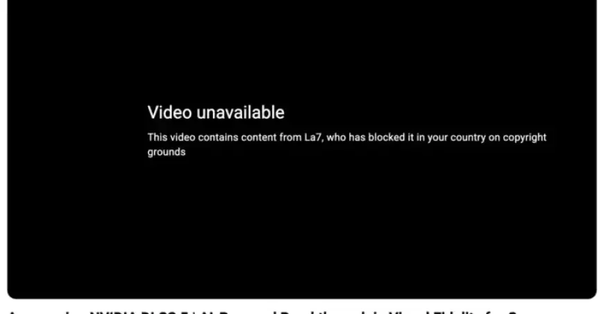 YouTube Pulls Nvidia DLSS 5 Trailer Following Italian TV Channel Takedown Request