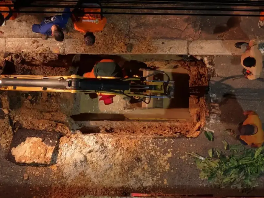 Section of Av. Djalma Batista Closed for Pipeline Repair