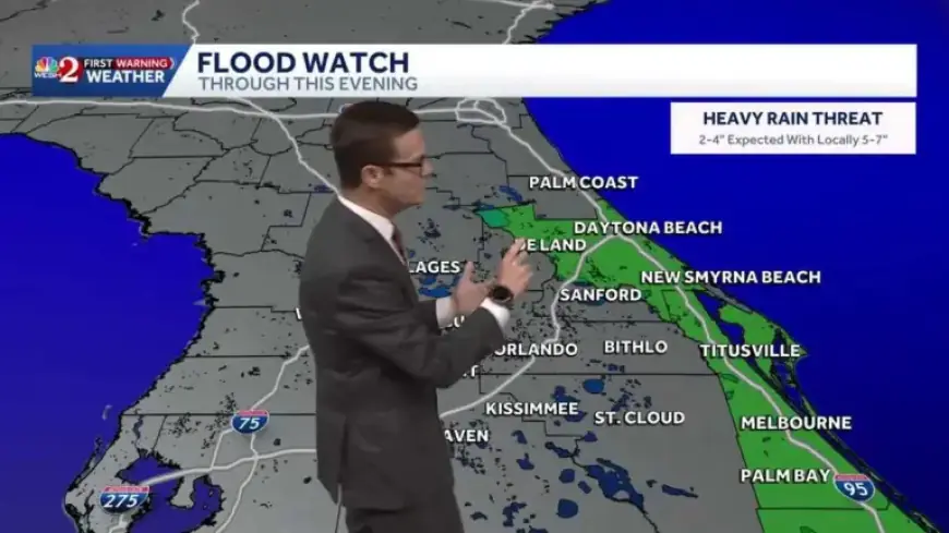 Flood Threat Looms Over Central Florida Amid Heavy Rains