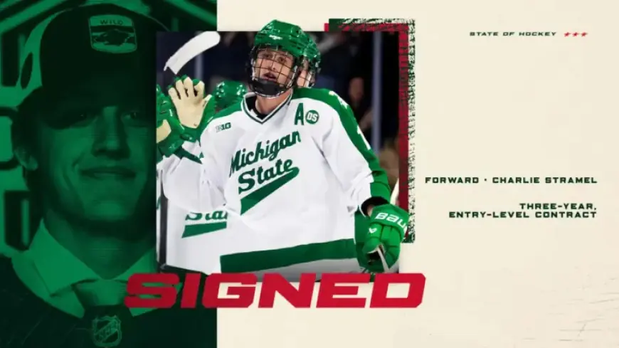 Minnesota Wild Inks Forward Charlie Stramel to Entry-Level Deal