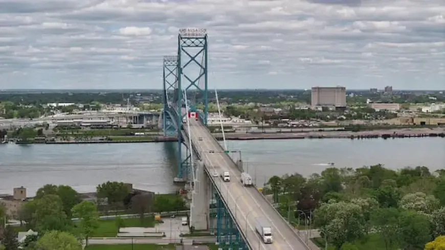 Ambassador Bridge No Longer Busiest U.S. Border Crossing