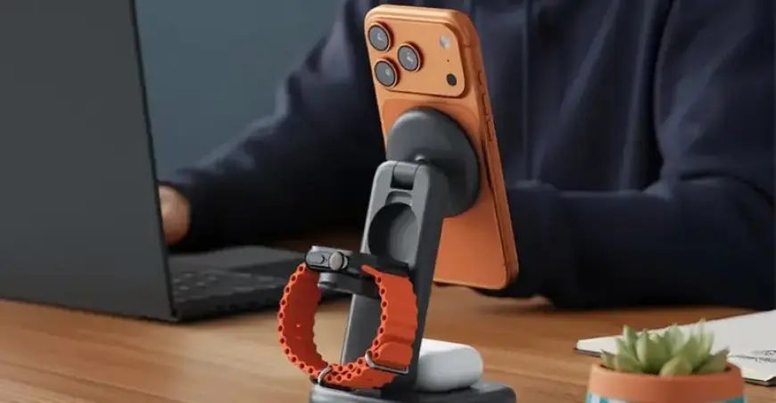 Satechi’s 3-in-1 Travel Stand Offers 25W Wireless Phone Charging