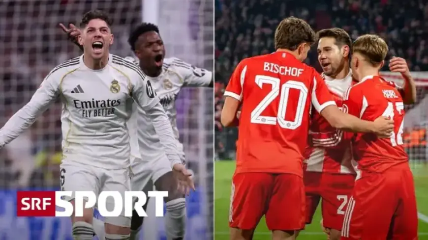 Champions League: Real Hosts Bayern in Quarterfinal Classic Encounter