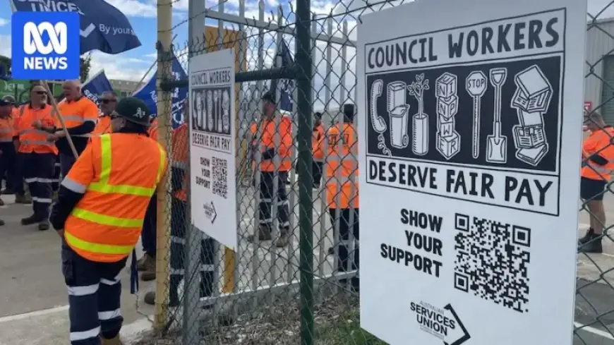 Melbourne Council Workers Halt Rubbish Collection Amid Wage Dispute