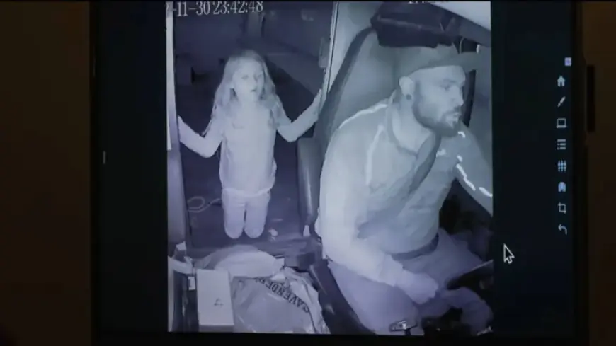 “FedEx Van Image Reveals 7-Year-Old Athena Strand Before Tragic Murder”