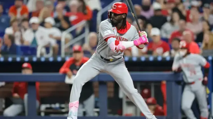 Reds Secure Fifth Consecutive Win with Late Rally Over Marlins