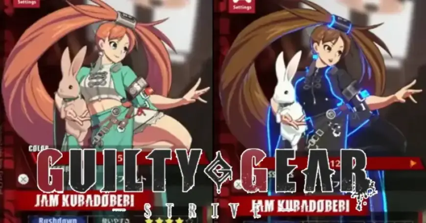 Guilty Gear Strive Unveils Jam Kuradoberi’s Alternate Colors With Bunny Companion