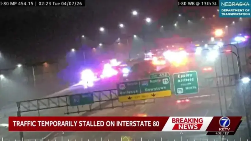 Major Backup on I-80 Tuesday After Truck Crash