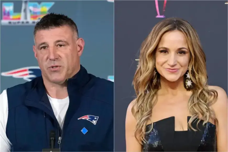 NFL Coach Mike Vrabel and Reporter Dianna Russini Address Hotel Hand-Holding Photos