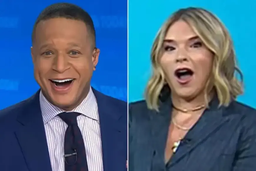 Craig Melvin Unintentionally Leaks Jenna Bush Hager’s Hollywood News on ‘Today’ Show