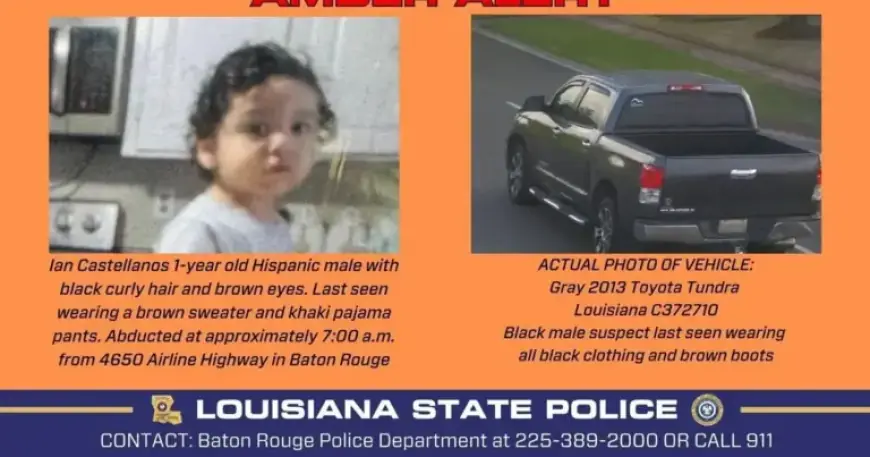 Louisiana Police Cancel Amber Alert After 1-Year-Old Found Safe