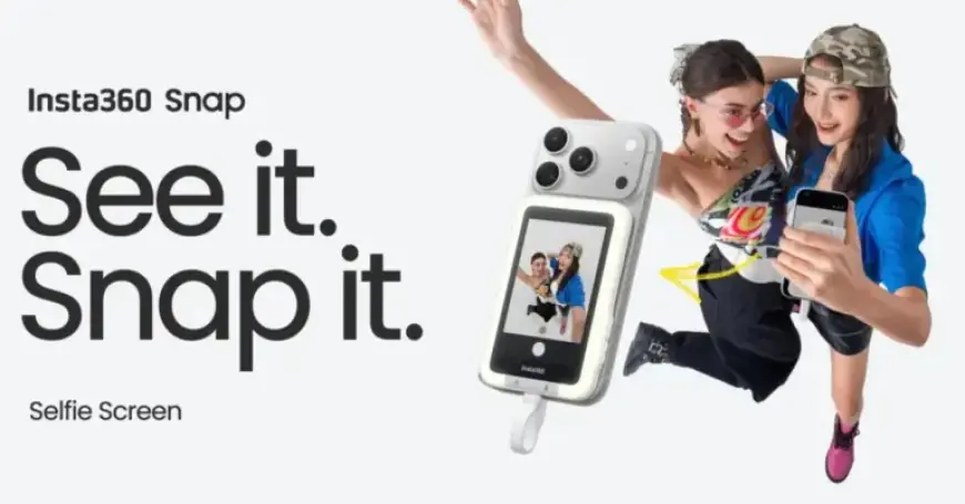 Insta360 Unveils Snap Monitor, Adopting Rear iPhone Screen Trend