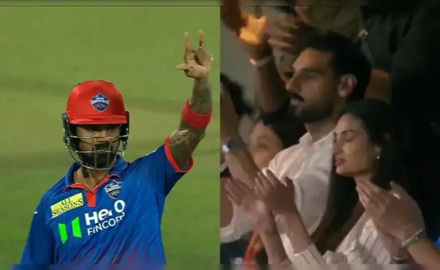 Athiya Shetty Applauds KL Rahul’s Impressive 50 in DC vs GT Clash