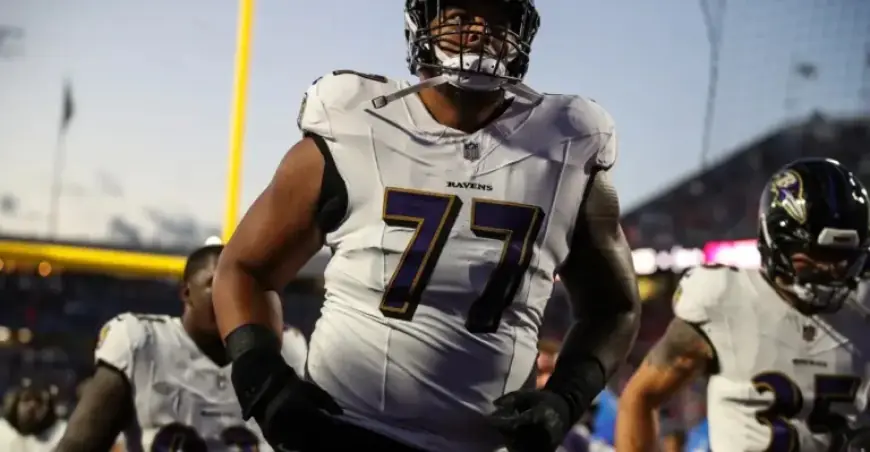 Daniel Faalele Joins NY Giants from Baltimore Ravens