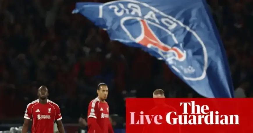 PSG Faces Liverpool in Champions League Quarter-Final First Leg Live