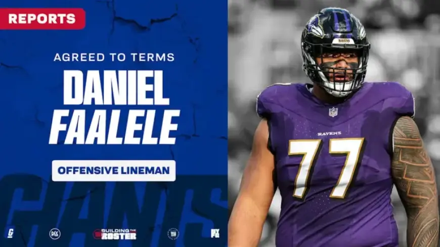 Giants Secure Deal with OL Daniel Faalele, Awaiting Physical Approval