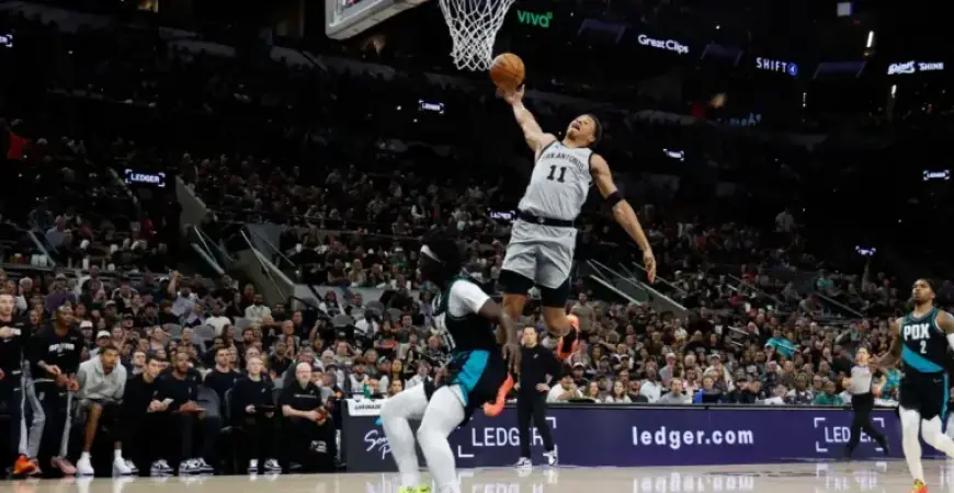San Antonio Spurs Face Portland Trail Blazers in Basketball Showdown