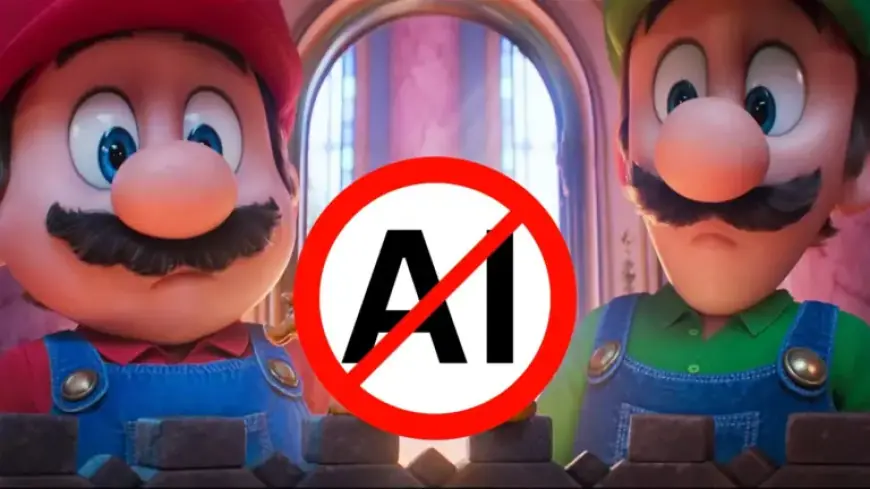 “Super Mario Galaxy Movie Warns Against Use in AI Training”
