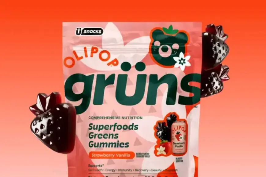 Grüns Transforms Popular Olipop Soda Flavor into Superfood Gummies