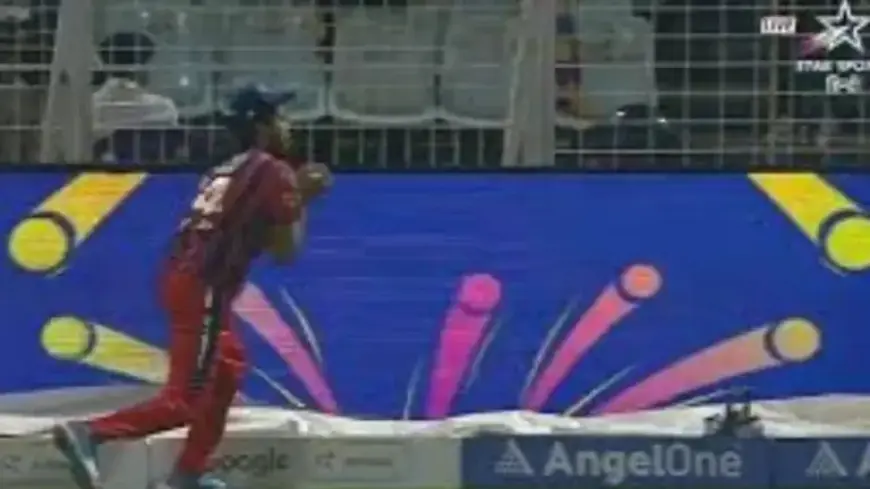 Digvesh Rathi’s Boundary Catch Triggers Controversy in KKR vs LSG Match