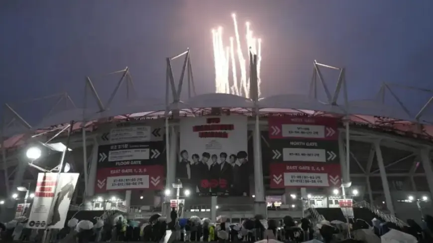 BTS Kicks Off Global Tour in South Korea, Attracting Thousands of Fans