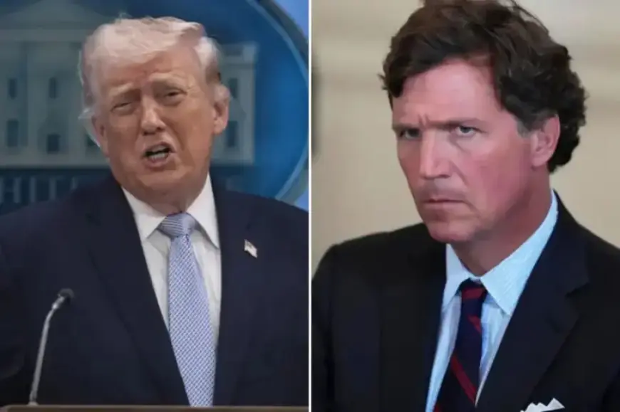 Trump Criticizes Tucker Carlson’s Iran War Claims: Calls Him ‘Low-IQ’