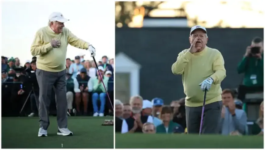 Jack Nicklaus Errantly Launches Masters Tee Shot, Sending Fans Ducking