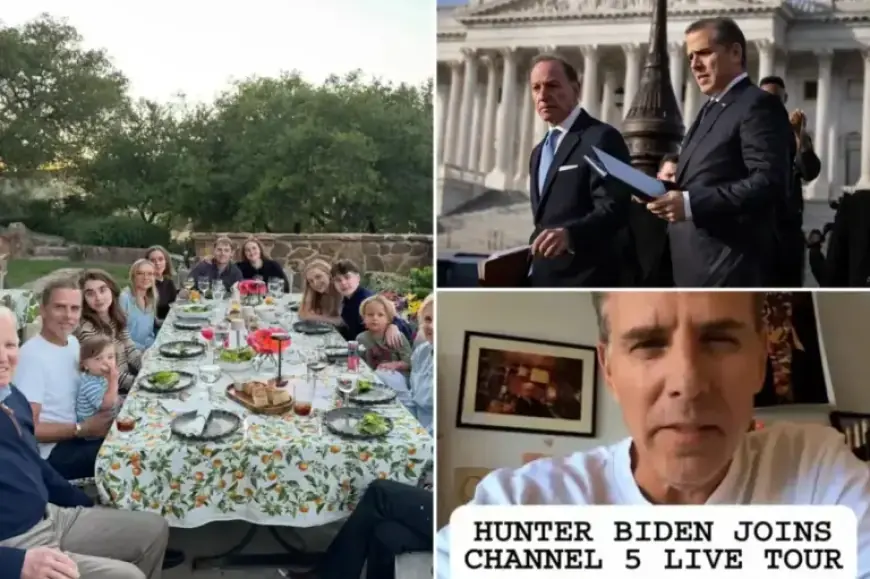 Hunter Biden Faces Financial Strain, Challenges Trump’s Sons to YouTuber Cage Match