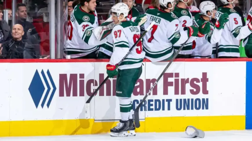 Kaprizov’s Late Hat Trick Lifts Wild to Victory Over Red Wings