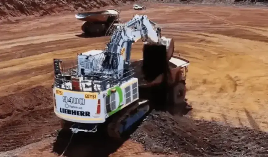 Fortescue Enhances Fleet with Electric Excavators, Saving a Million Litres of Diesel