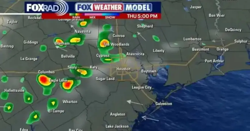 Houston Forecast: Expect Rain Throughout the Week
