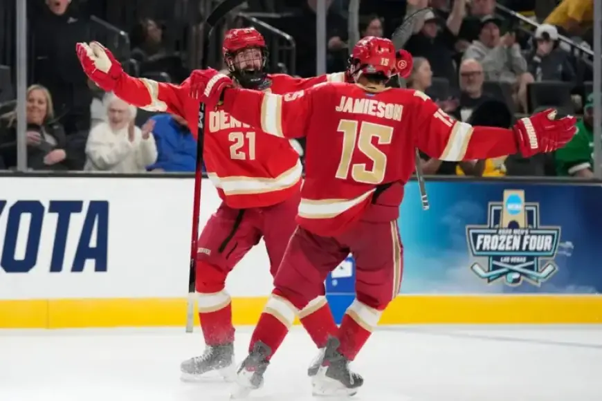 DU Pioneers Triumph Over Michigan in Double OT, Advance to NCAA Title Game