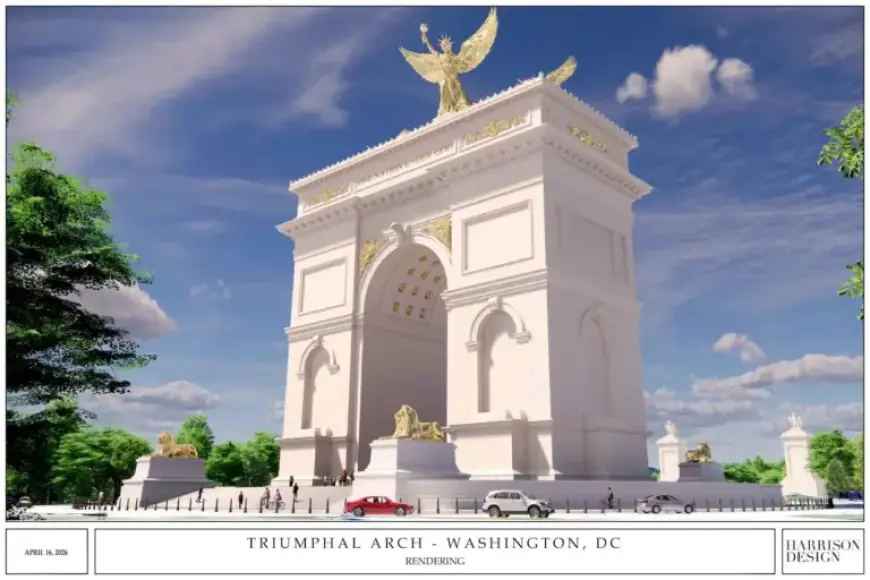 Trump Unveils Plans for 250-Foot Triumphal Arch with New Renderings