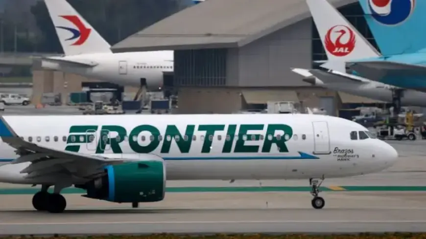 Frontier Airlines Jet Abruptly Stops as Trucks Cross Path at LAX