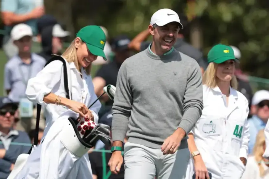 Erica Stoll Supports Rory McIlroy at Masters Par 3 Amid Divorce Drama