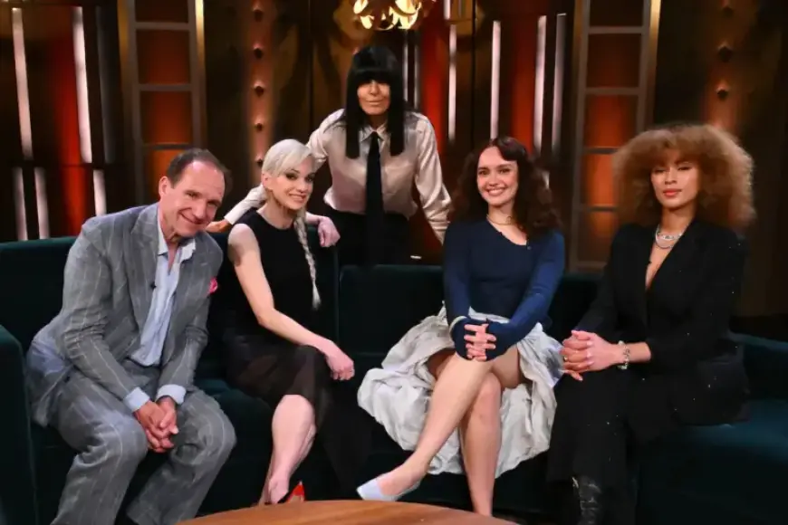 Claudia Winkleman Hosts Ralph Fiennes, Anna Faris, Olivia Cooke, Michelle de Swarte