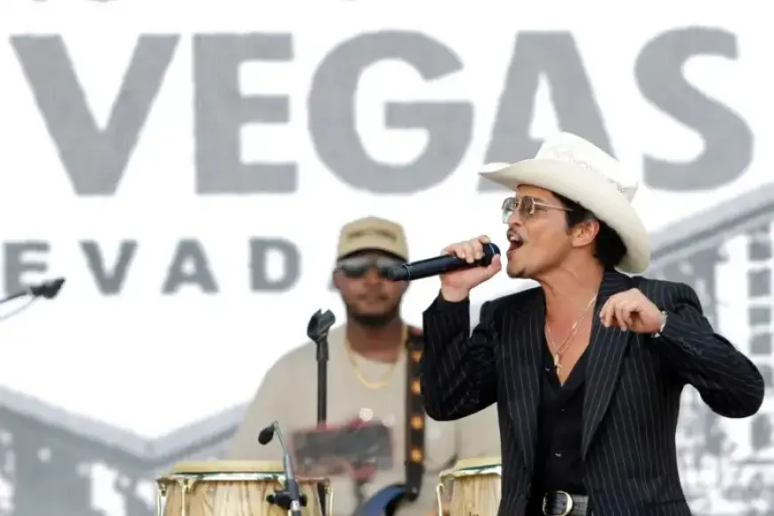 Bruno Mars Drive Debuts as Las Vegas’ New Street