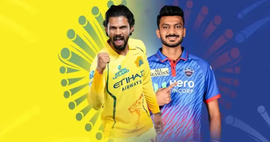 IPL 2024: Chennai Super Kings Battle Delhi Capitals in Key Chepauk Showdown