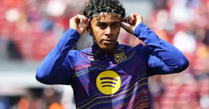 Barcelona’s Lamine Yamal Exits Training Early Before Espanyol Match