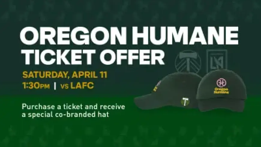 Timbers Boost Oregon Humane with Special Hat Promo for April 11 LAFC Game