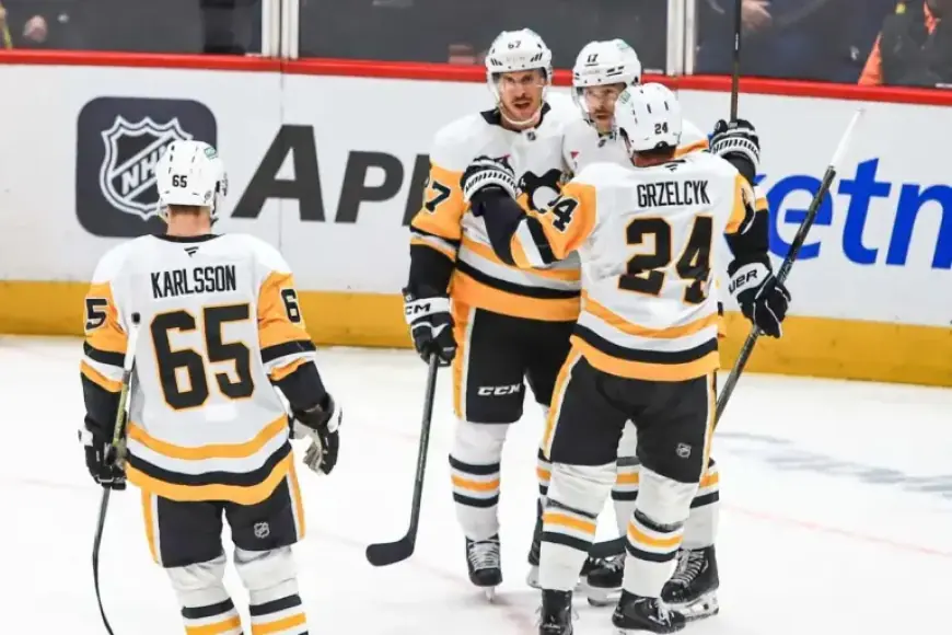 Penguins Rest Crosby, Malkin, Letang for Saturday’s Capitals Game Post-Playoff Berth