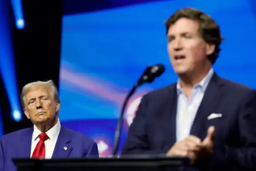“Tucker Carlson Responds to Allegations of Israel Blackmailing Trump”