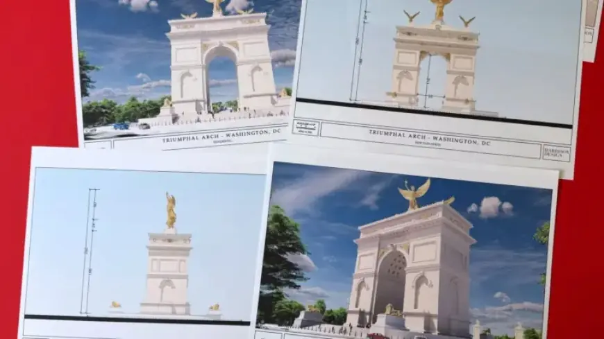 Trump Unveils Triumphal Arch Design Plans: NPR