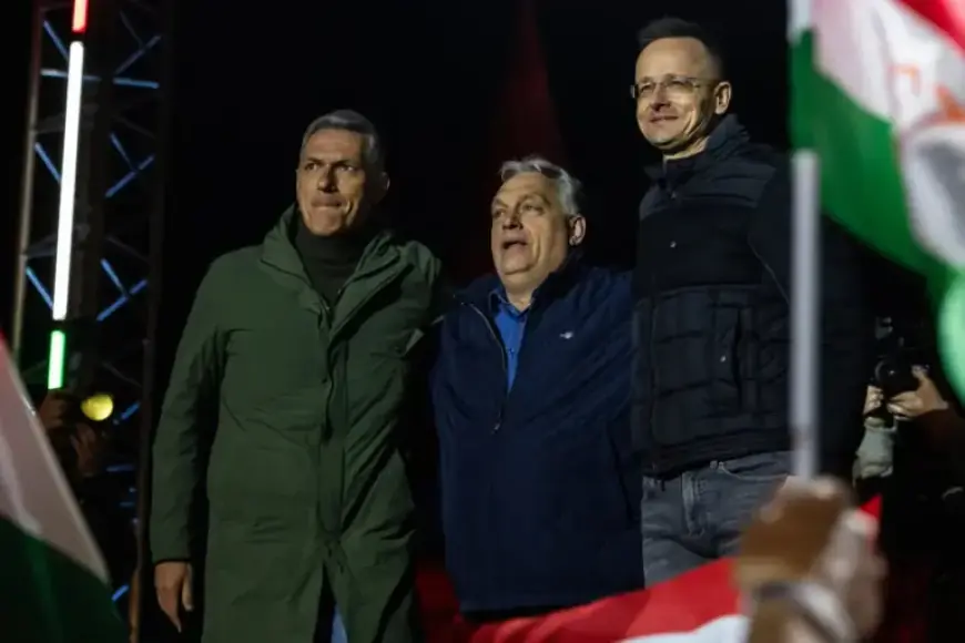 Orbán’s Campaign Finale Fails to Fill Szentháromság Square, No Screens Provided