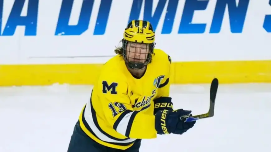 Avalanche Sign Hobey Baker Finalist TJ Hughes from Michigan