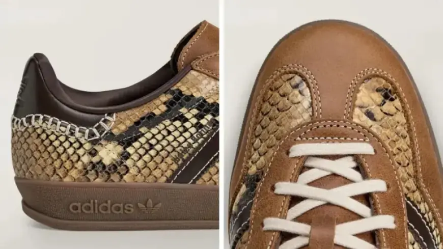 Wales Bonner Transforms Adidas Gazelle with Rattlesnake-Inspired Design