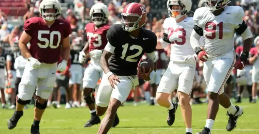 Keelon Russell, Cederian Morgan Shine at Alabama Football’s A-Day Event